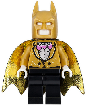 Lego figurka @@@ BATMAN - ZŁOTY STRÓJ @@@ z zestawu 70909