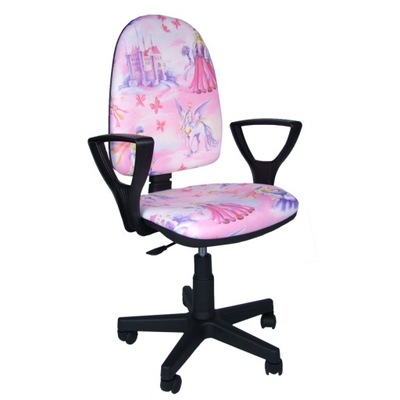 Krzesełko dla dziecka do biurka różowe dla dziewcz
