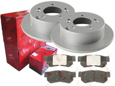 DISCS + PADS TRW REAR HYUNDAI SONATA TUCSON - milautoparts-fr.ukrlive.com