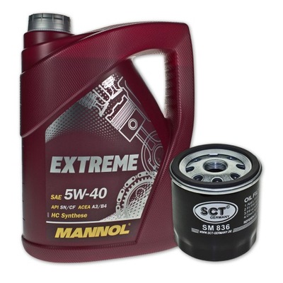 OIL SILNIKOWY MANNOL EXTREME 5 L 5W-40 - milautoparts-fr.ukrlive.com