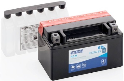 ACCUMULATEUR EXIDE ETX7A-BS YTX7A-BS 12V 6AH - milautoparts-fr.ukrlive.com