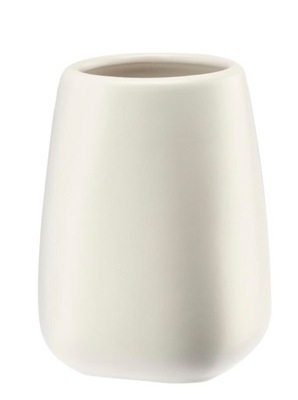 Kubek Łazienkowy Ceramiczny PASTELLO biały
