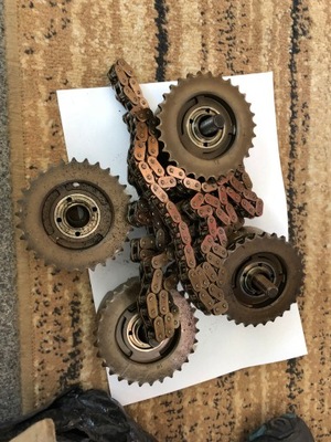 Ланцюг колеса розподільного валу audi rs6 470 фото №1