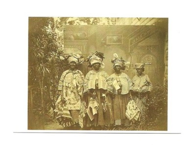 Pocztówka - Murzyńskie kobiety z Surinamu, XIX w.