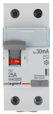 LEGRAND WYŁĄCZNIK RÓŻNICOWOPRĄDOWY P 302 25A 30MA