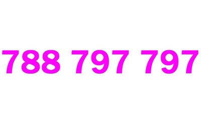 ZŁOTY NUMER T-MOBILE 788 797 797