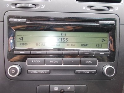 VW GOLF V RADIO ORIGINAL 1K0035186AA  