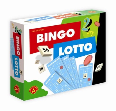 Zestaw 2 gier. Bingo + Lotto