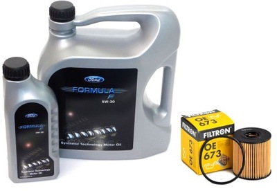 HUILE FORD FORMULA 5/30 6L + FILTRE HUILES FILTRON - milautoparts-fr.ukrlive.com