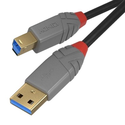KABEL USB 3.0 A-B DO DYSKU SUPERSPEED LINDY 3m