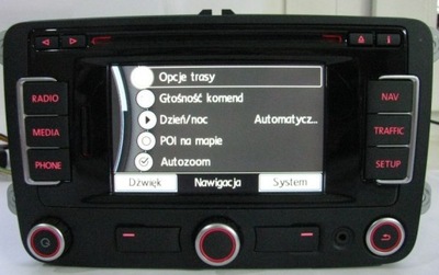 NAWIGACJA VW RNS 310 POLSKIE MENU LEKTOR MAPA MP3