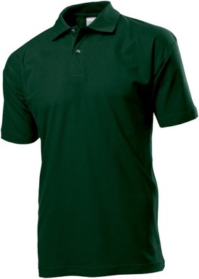 Koszulka Polo męska STEDMAN ST 3000 r. L zielona