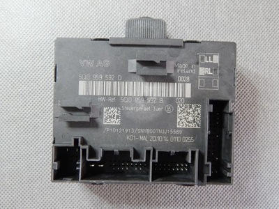 Vw passat b8 модуль двері правий перед 5q0959592d фото №1