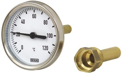 Termometr bimetaliczny TARCZOWY D63 0-120°C WIKA