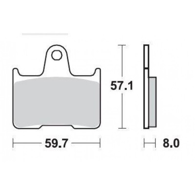 SABOTS DE FREIN SBS 715LS VT750 CB1300 ZX7RR ZX14R ZG1400 - milautoparts-fr.ukrlive.com