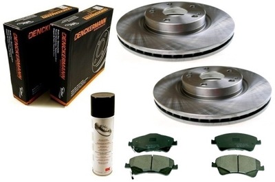 DISCS PADS TOYOTA AVENSIS T27 2009- 1.6 1.8 2.0 FRONT SET 295MM - milautoparts-fr.ukrlive.com