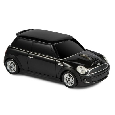 Mini Cooper S czarny samochód mysz Landmice