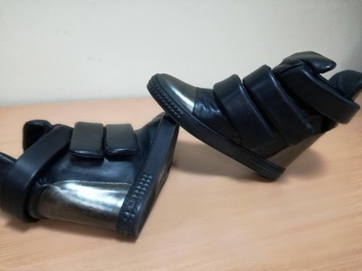 SKÓRZANE BOTKI SNEAKERSY 39 L'ESTROSA 100% SKÓRA