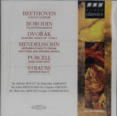 Beethoven, Borodin, Dvorak, Mendelssohn, Purcell