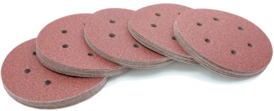 Podložka brúsneho papiera Suchý zips 150 mm 6otw 50pcs 40-220
