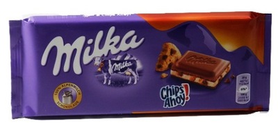Czekolada MILKA CHIPS AHOY z Niemiec