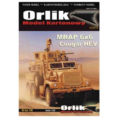 Orlik 108 - MRAP 6x6 Cougar HEV 1:25