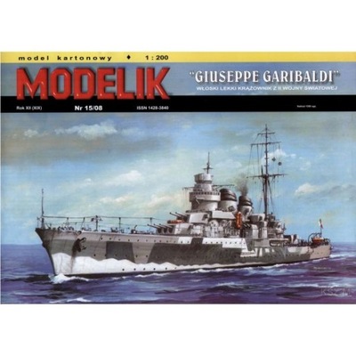 Modelik 15/08 Krążownik GIUSEPPE GARIBALDI 1:200