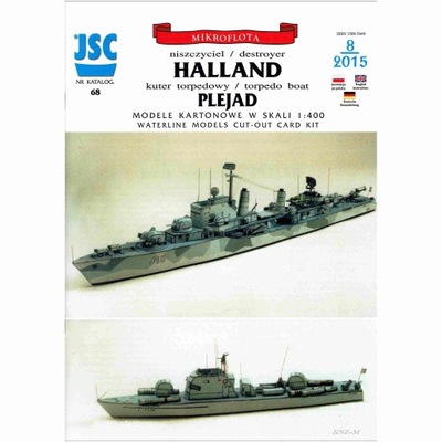 JSC-068 - Szwedzki niszczyciel HALLAND 1:400