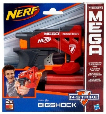 Pistolet NERF N-Strike BigShock Mega Strzałki