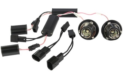 Bmw e39 e60 e61 x3 x5 led маркерні вогні кільця cree 10w фото №1