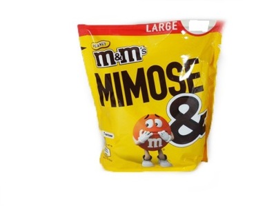 Draże M&msy M&M z Niemiec DRAŻE ŻÓŁTE