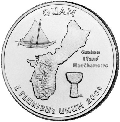 25 cent (2009) Stany USA - Guam Mennica Philadelphia