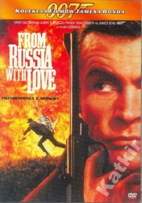 James Bond 007: Pozdrowienia z Moskwy. DVD.