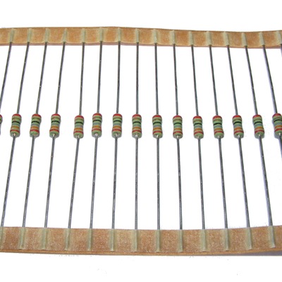 [20szt.] Rezystor opornik THT metal. 1W 45.3ohm 45R3 1%