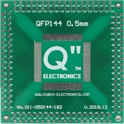 QFP144,LQFP144,TQFP144 0.50mm na 4 x IDC2x18.