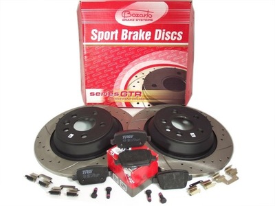 DISCS 302MM WIERCONE PADS TRW FORD MONDEO IV S-MAX GALAXY II KUGA REAR - milautoparts-fr.ukrlive.com