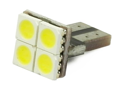 DIODO LUMINOSO LED W5W 4 SMD 5050 CANBUS T10 CAN BUS LUZ  