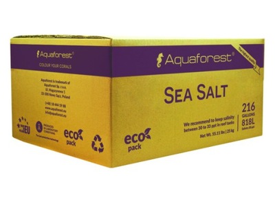 Aquaforest Sea Salt 25kg - SÓL MORSKA