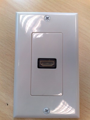 SCP 125 Interfejs naścienny gniazdo HDMI kolor biały