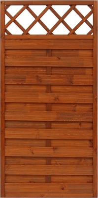 płot drewniany HAMBURG 180x90 teak ogrodzenie