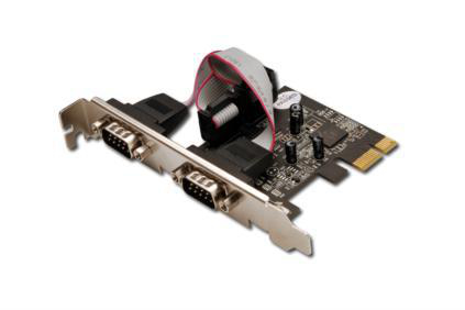 Карта Digitus DS-30000-1 PCIe, 2 x DSUB, 9-контактный