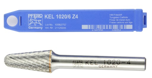 Фреза PFERD KEL1020/6 Z4 с ротационной напильником