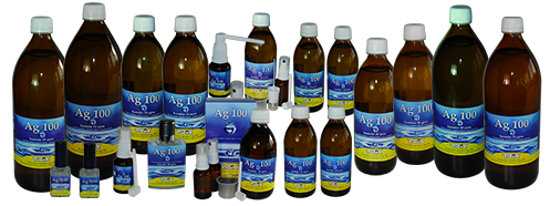 NANO SREBRO KOLOIDALNE 1000 ml 40 ppm szklo TOP