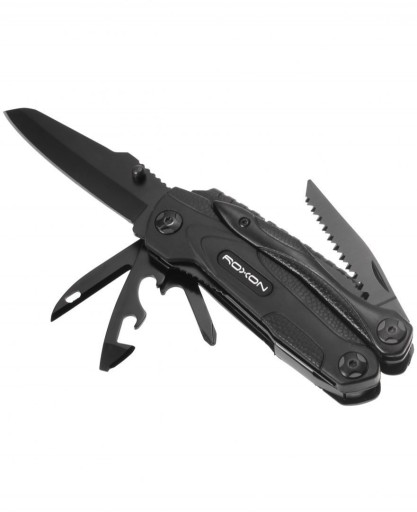 Multitool Roxon Spark 14 w 1 ostrze otwieracze przecinak śrubokręt szczypce