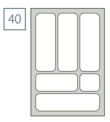 Комфортная вставка в ящик 40