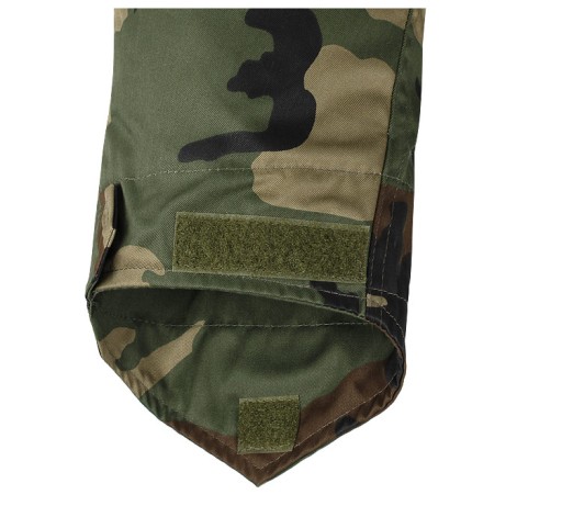МУЖСКАЯ ЗИМНЯЯ ВОЕННАЯ КУРТКА-ПАРКА M65 MIL-TEC FIELDJACKET 2-в-1, камуфляж «Woodland», размер XL