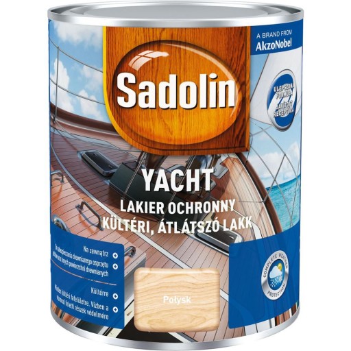 ЛАК SADOLIN YACHT ЗАЩИТНЫЙ 0,75л ПОЛУМАТОВЫЙ