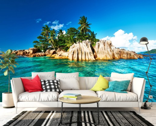 3D фотообои «Океан» Palm Island 312x219 F00512