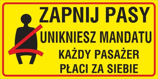 Наклейка IN 30, пристегните ремень безопасности, штрафа избежите, 7,5х15