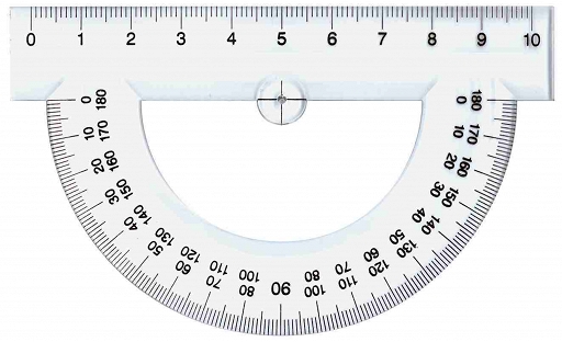 ГЕОМЕТРИЧЕСКИЕ инструменты ШКОЛЬНЫЙ пластиковый транспортир для детей 180-е ЛЕНИАР